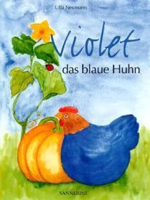 Bild: Violet das blaue Huhn