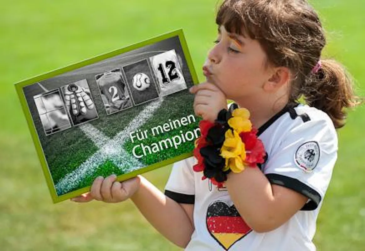 Für meinen Champion ein EM Fotogeschenk mit Alphabetfotografien.