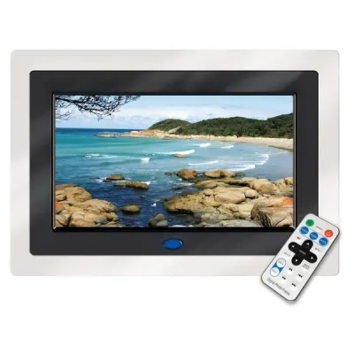 Die Multimedia-Zentrale für's Wohnzimmer: Digitaler Bilderrahmen von BRESSER spielt Fotos, Videos und Musik ab Bild: Die Multimedia-Zentrale für's Wohnzimmer: Digitaler Bilderrahmen von BRESSER spielt Fotos, Videos und Musik ab