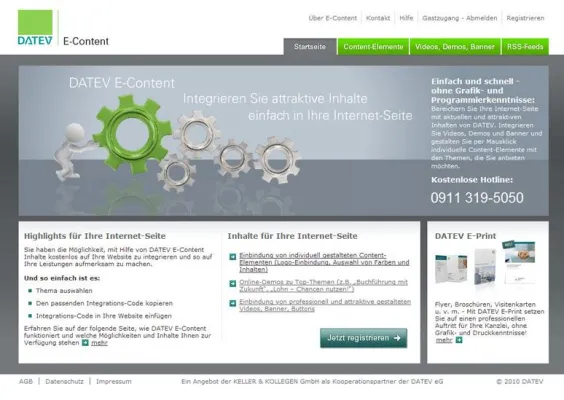 Bild: KELLER & KOLLEGEN liefern neue Online-Applikation für DATEV