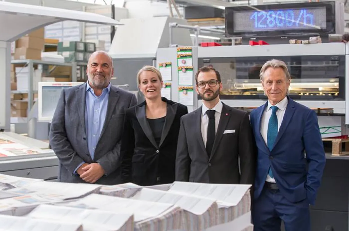 vlnr: Wolfgang Metzger, Natalie Rothermel, Julian Metzger und Winfried Rothermel