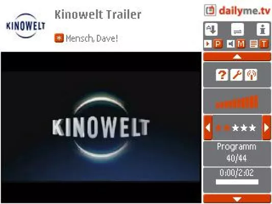 Bild: Kinowelt und dailyme.tv bringen Leben ins Mobil-TV - Zwei neue Kanäle und Infos mit einem Klick