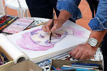 Bild: Mal- und Zeichenkurs mit Brigitte in Wiesbaden