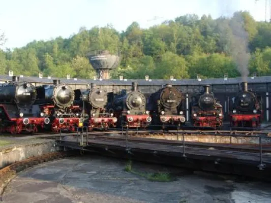 Bild: Ostereiersuche im Eisenbahnmuseum Bochum-Dahlhausen