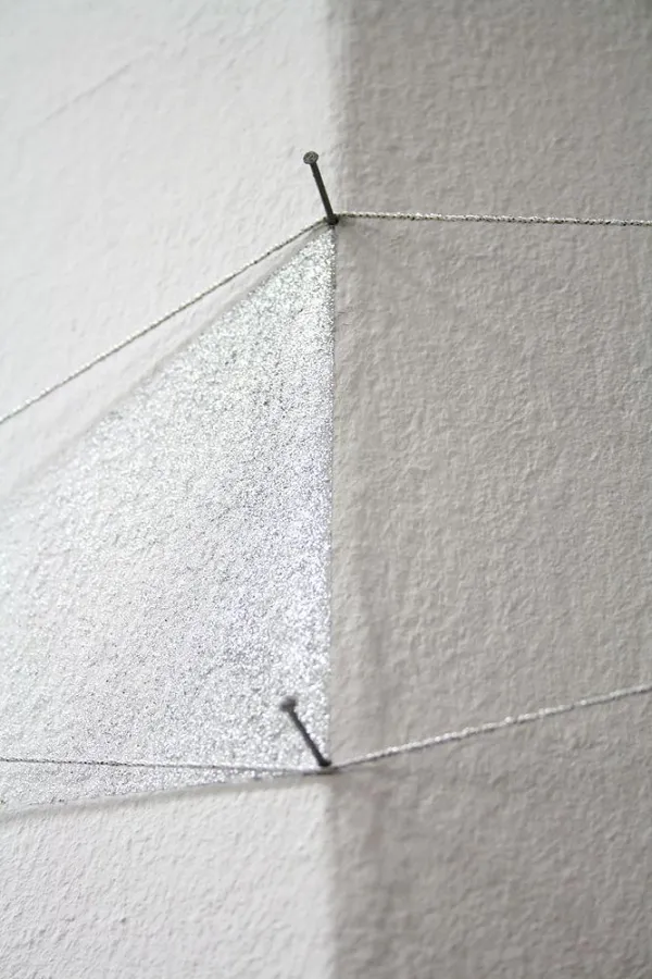 Detailansicht der Wandarbeit Variable 18 (2010), Claudia Schoemig