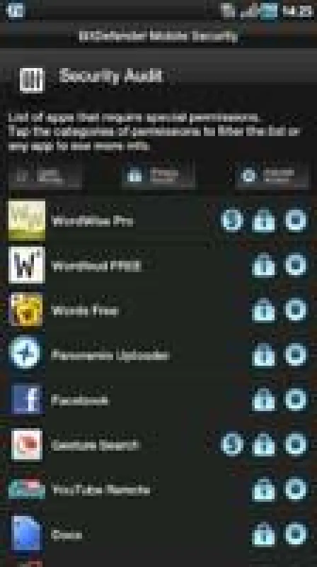 Screenshot BitDefender Mobile Security BETA