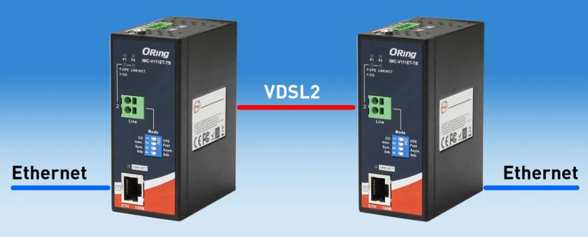 Industrie-Medienkonverter  IMC-V111ET-TB von Acceed