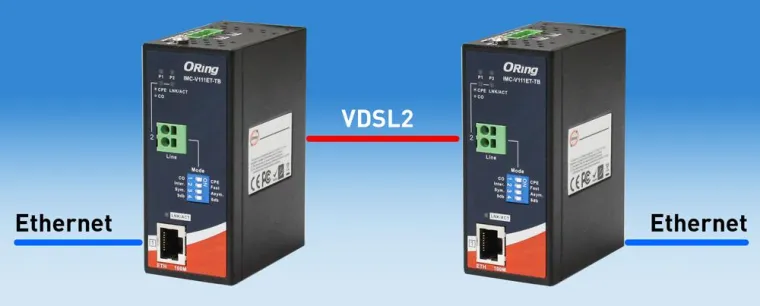 Bild: Datennetze einfach über 2-Draht-Leitung verbinden