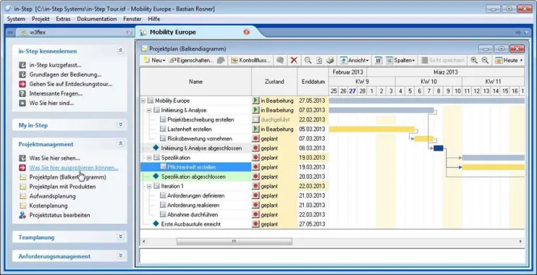 in-Step 4.10 Personal Edition – vier Prozesse mit einem Download Bild: in-Step 4.10 Personal Edition – vier Prozesse mit einem Download