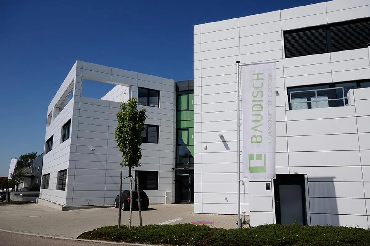 Gebäude der Baudisch Electronic GmbH in Wäschenbeuren