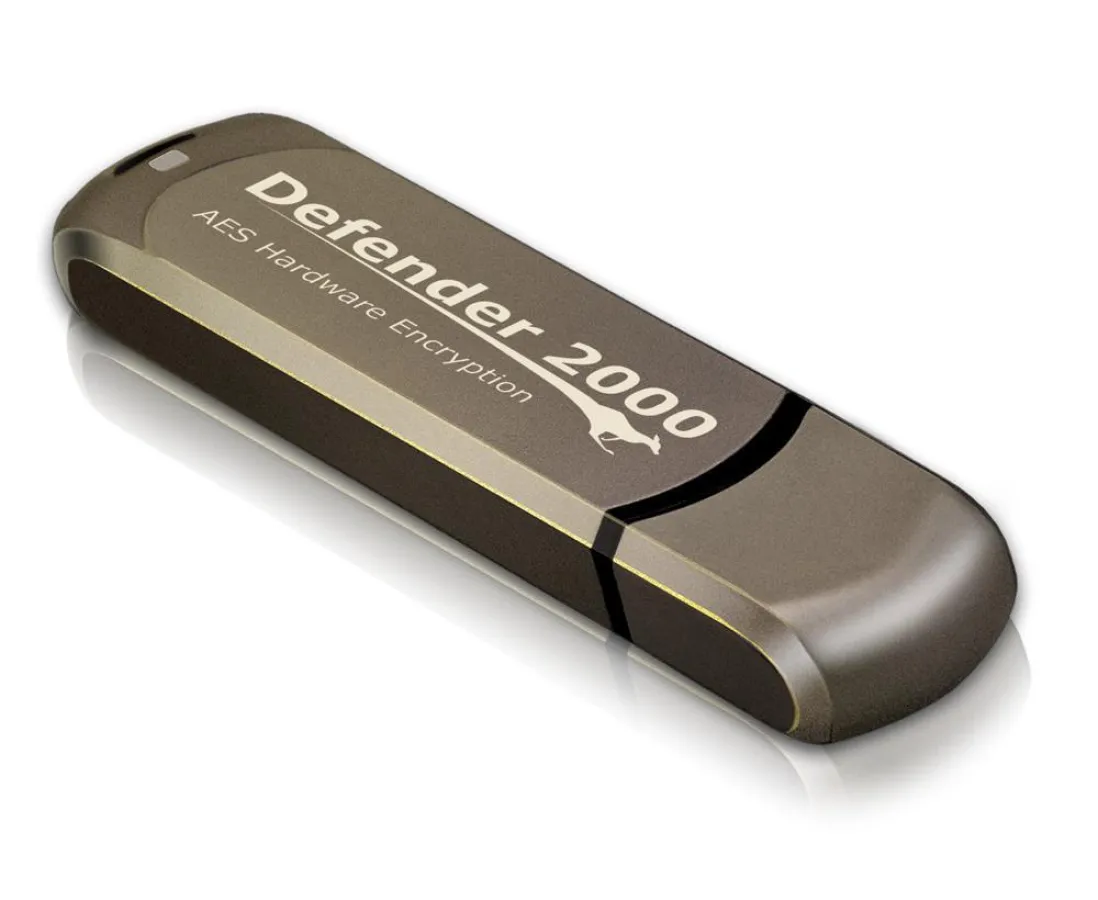 Der USB-Stick Kanguru Defender ist sicher vor BadUSB-Attacken.