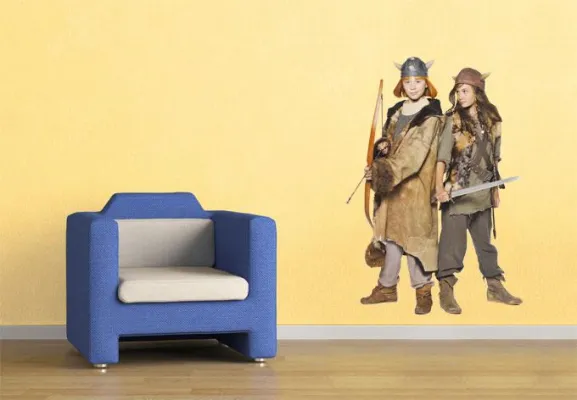 Bild: Wickie auf großer Fahrt in 3D – die Wandtattoos mit den beliebten Wikingern zum neuen Kinofilm