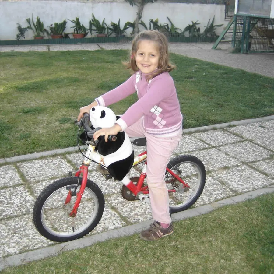 Das Little Giants Maskottchen Bambu reist durch Europa