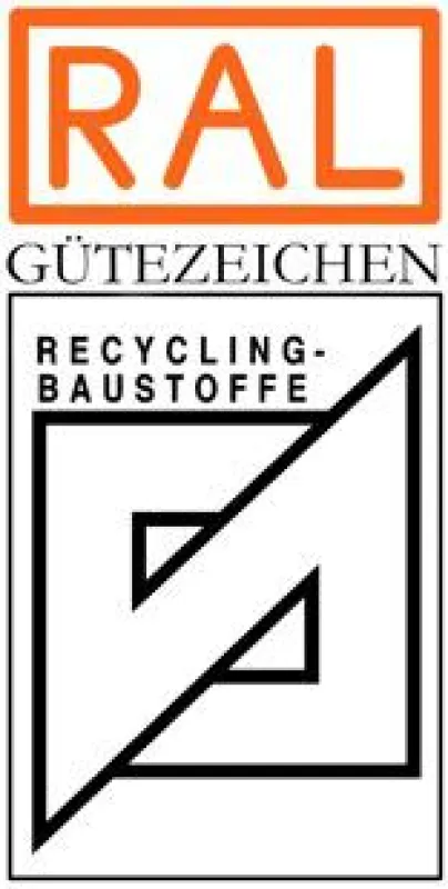 Bild: RAL Gütezeichen Recycling-Baustoffe; Bildnachweis: RAL