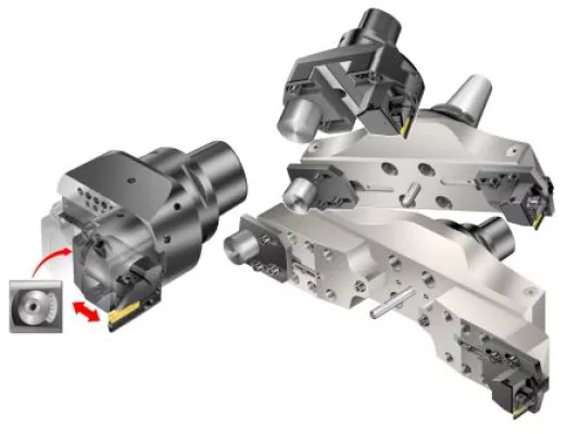 Bild: Sandvik Coromant präsentiert mit CoroBore® 825 SL zum Axialeinstechen erfolgreiche Alternative zum Nutenfräsen