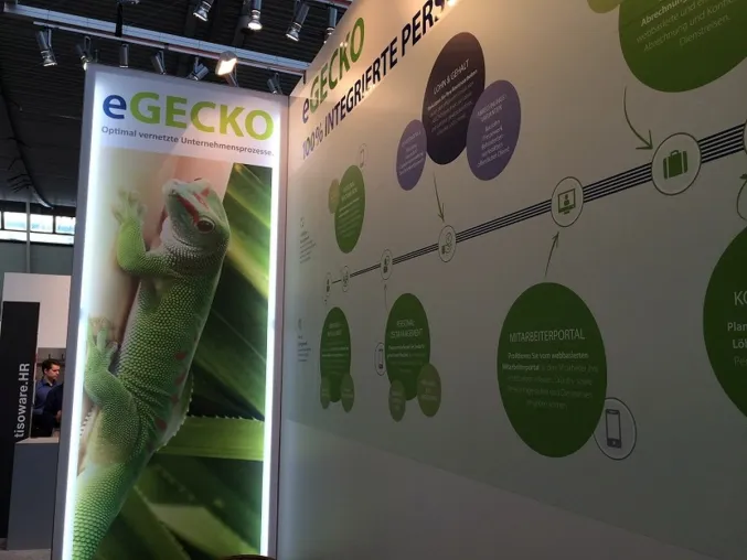 Bild: CSS präsentiert eGECKO auf der Zukunft Personal Europe 2022 in Köln