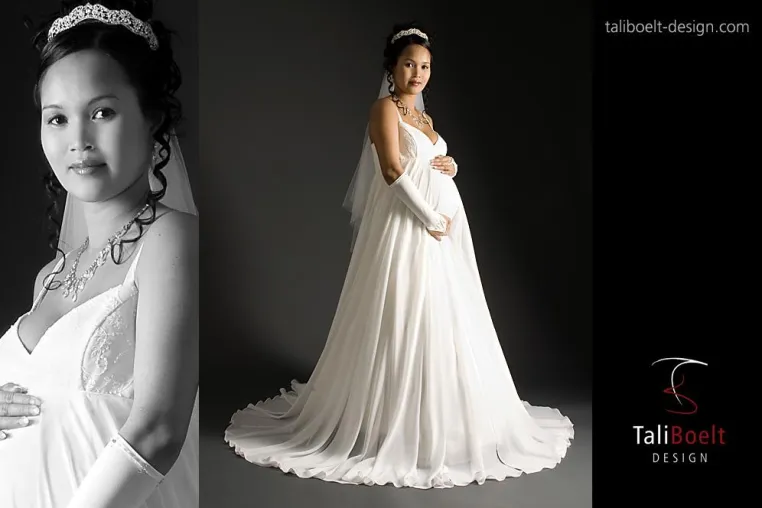 Ja-Wort zu Dritt. Schwanger heiraten mit TaliBoelt Design. Bild: Ja-Wort zu Dritt. Schwanger heiraten mit TaliBoelt Design.