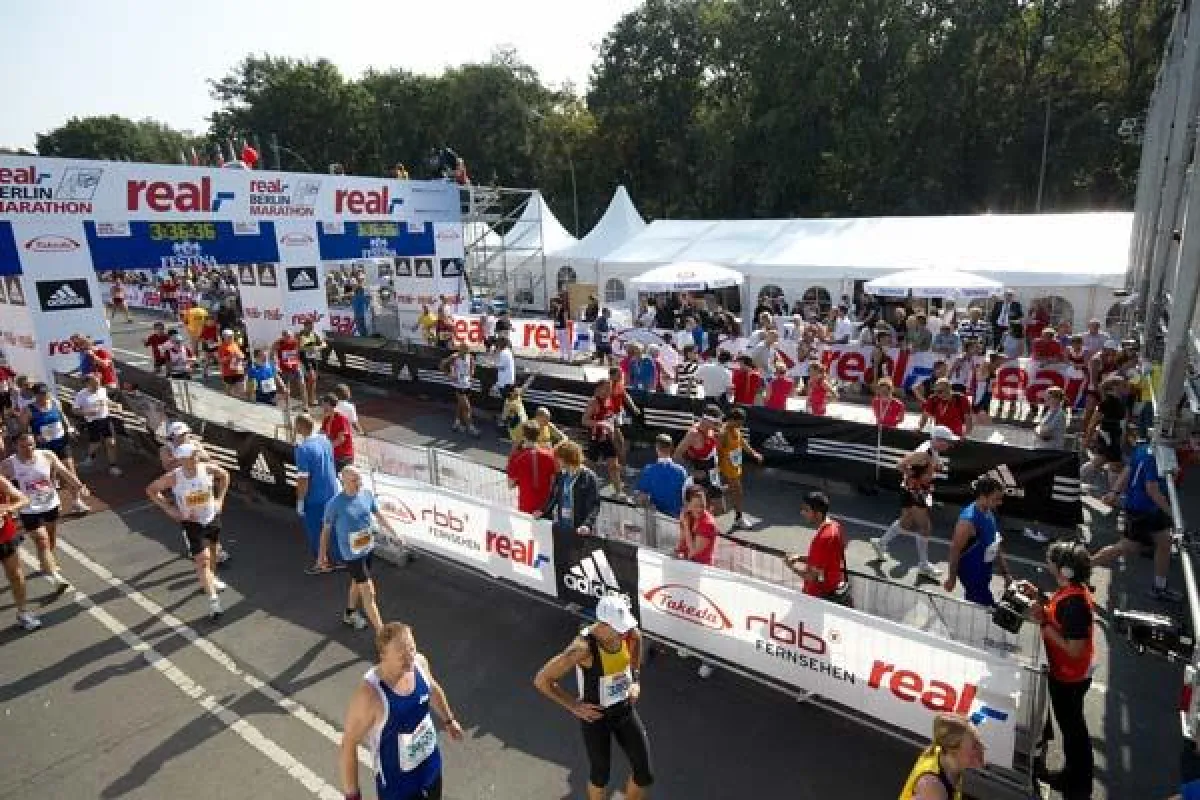 axica VIP Catering beim Berlin Marathon