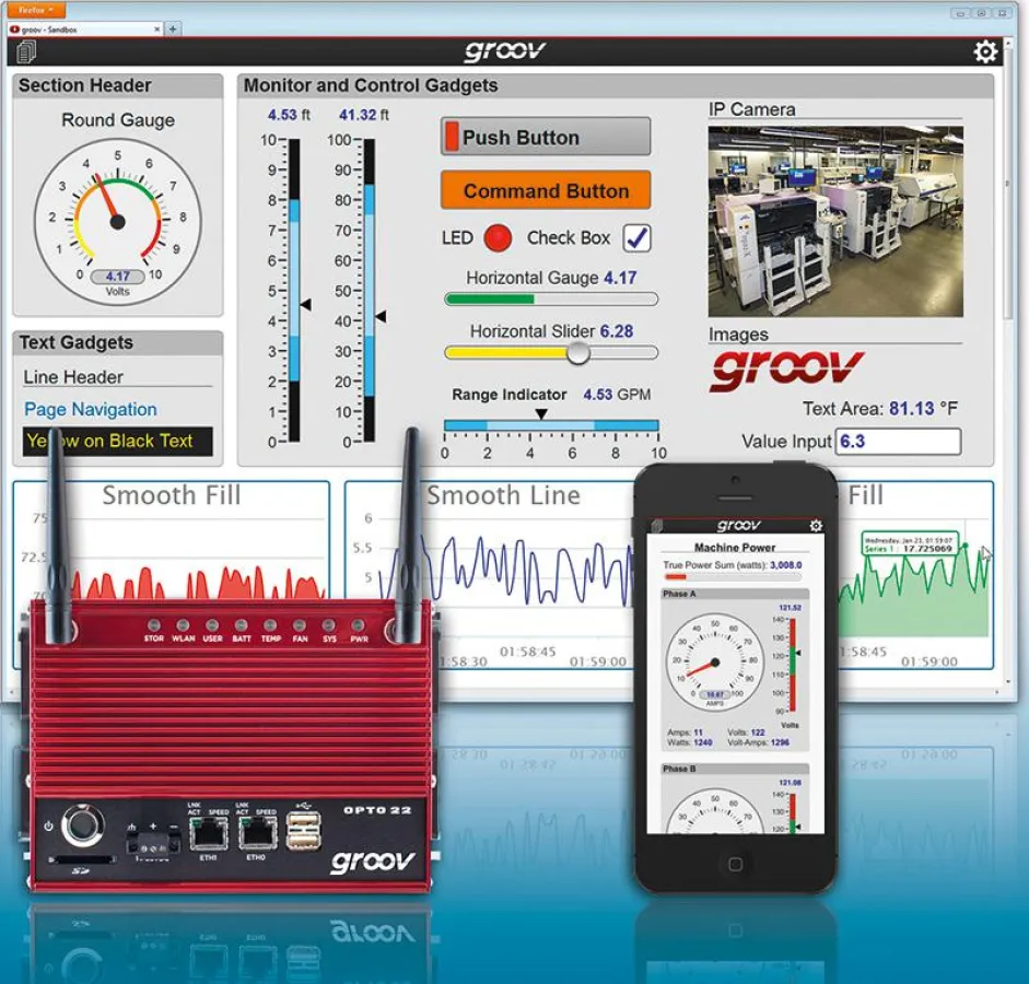 Neues browser-basiertes HMI-System von OPTO22 - HY-LINE Systems