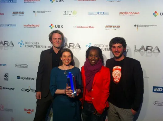 Bild: „The Great Jitters: Pudding Panic“ mit dem Deutschen Computerspielpreis 2012 ausgezeichnet