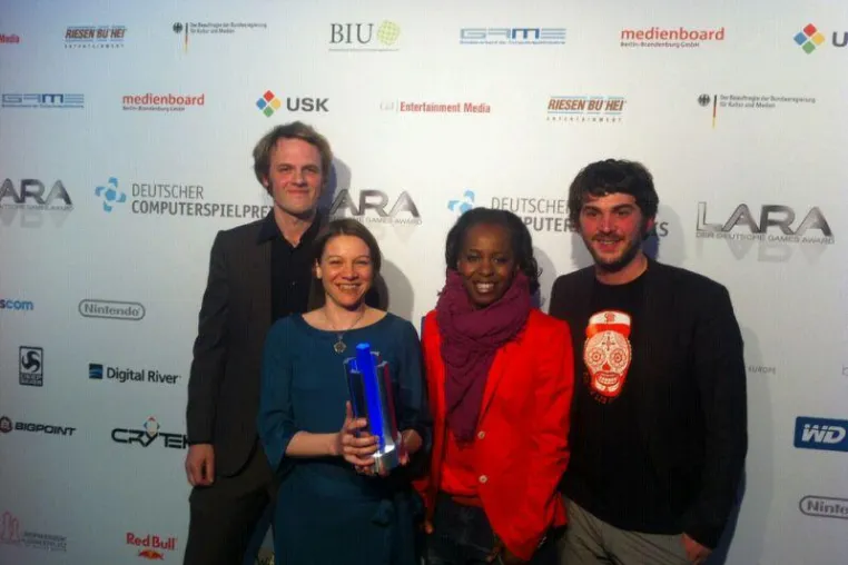Bild: „The Great Jitters: Pudding Panic“ mit dem Deutschen Computerspielpreis 2012 ausgezeichnet
