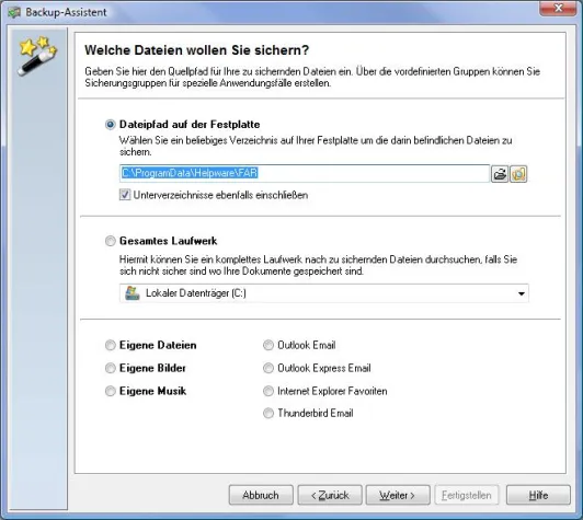 Bild: Datensicherung - danach ist leider zu spät