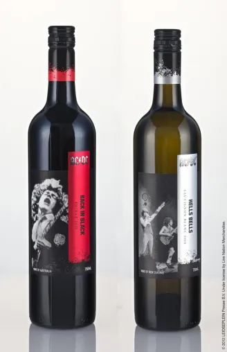 Bild: Weinimporteur Mack & Schühle bringt Back in Black Shiraz und Hells Bells Sauvignon Blanc auf den Markt