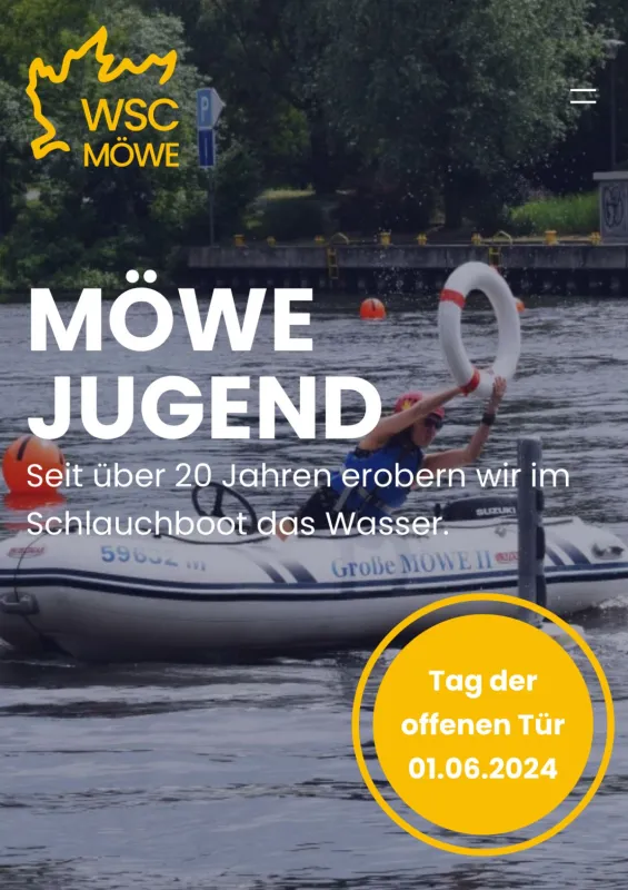 WSC Möwe, Möwe Jugend, Tag der offen Tür 2024 (© WSC Möwe e.V.)