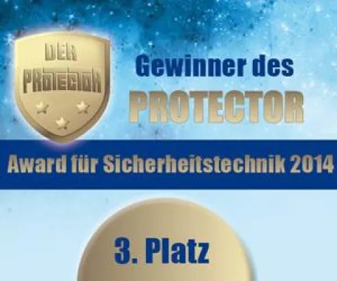Bild: Preisverleihung des Technologie- und Innovationsawards für Sicherheitstechnik PROTECTOR 2014
