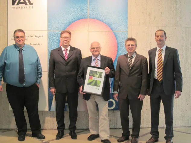 Bild: VACUUMSCHMELZE vertraut bei Sicherheit weiter auf Piepenbrock