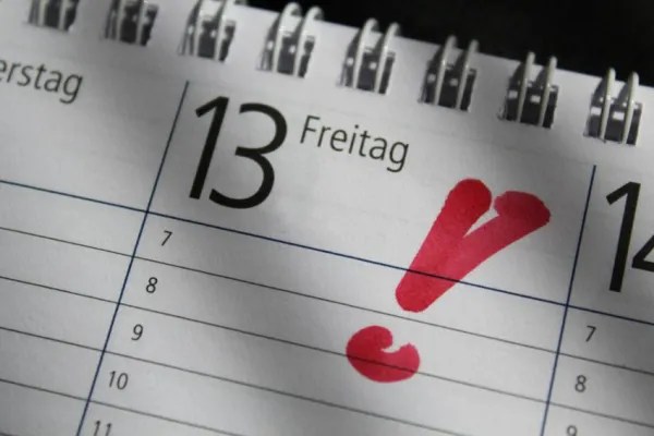 Bild: Keine Panik: Freitag, der 13. ist kein Unglückstag