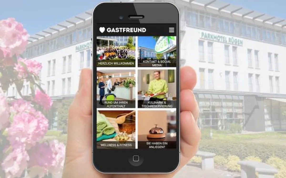 Digitale Gästemappe des Parkhotels Rügen (Parkhotel Rügen/marePublica)