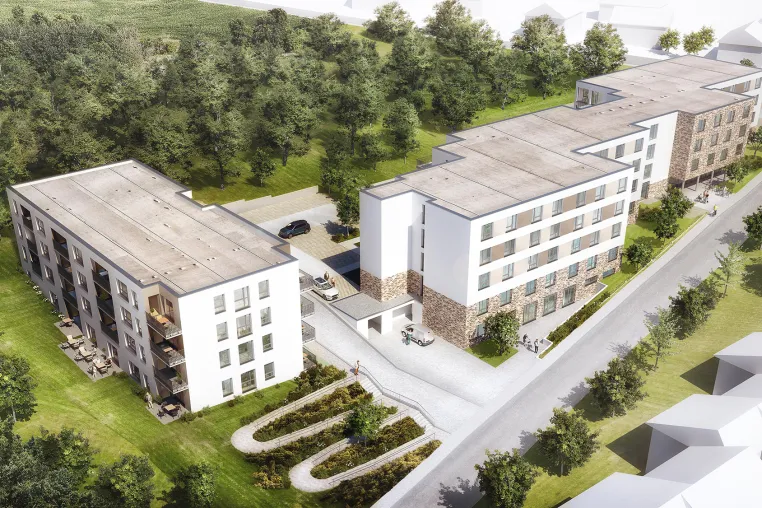 Bild: Carestone hat mit den Bauarbeiten für Betreutes Wohnen im zweiten Immobilienabschnitt in Alfeld begonnen