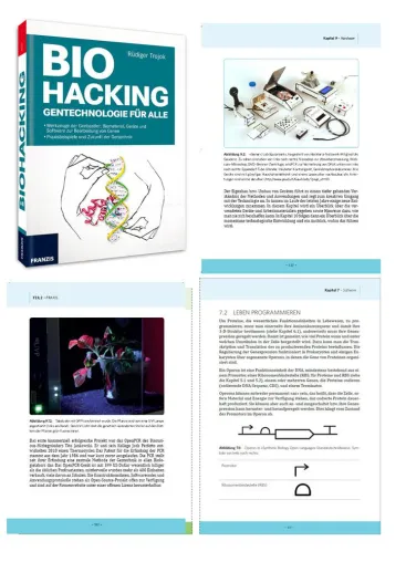 Bild: Franzis: Biohacking - Gentechnologie für alle - verständlich erklärt