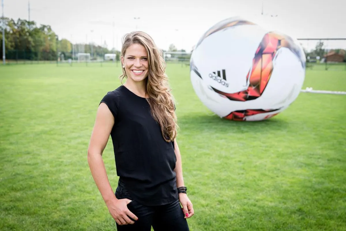 Melanie Leupolz, Fußballerin beim Bundesligisten FC Bayern München und Olympiasiegerin ©Nadine Rupp