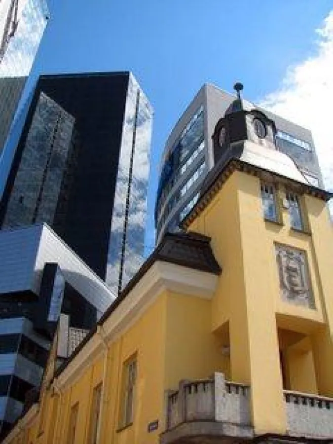 Impression aus Tallinn: Tradition und Moderne nah beieinander