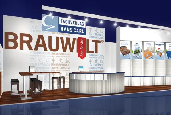 Bild: Messebau für Fachverlag Hans Carl: Zwei Welten