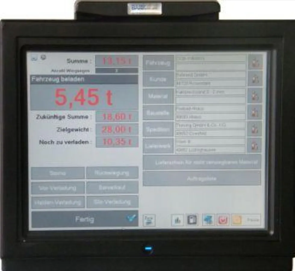 Je nach Anforderung lassen sich mit der LIBRA b-Touch kundenspezifisch Daten generieren und auswerten.