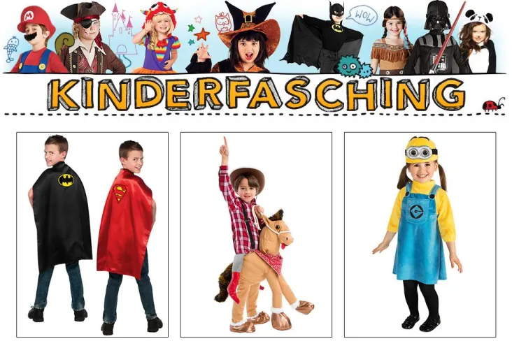 Bild: Kinderfasching – Kostümtrends für die Kleinen