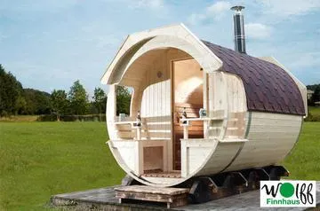Bild: Saunafass de luxe 300: Ein Stück, Wellness, Gesundheit und Luxus für den eigenen Garten