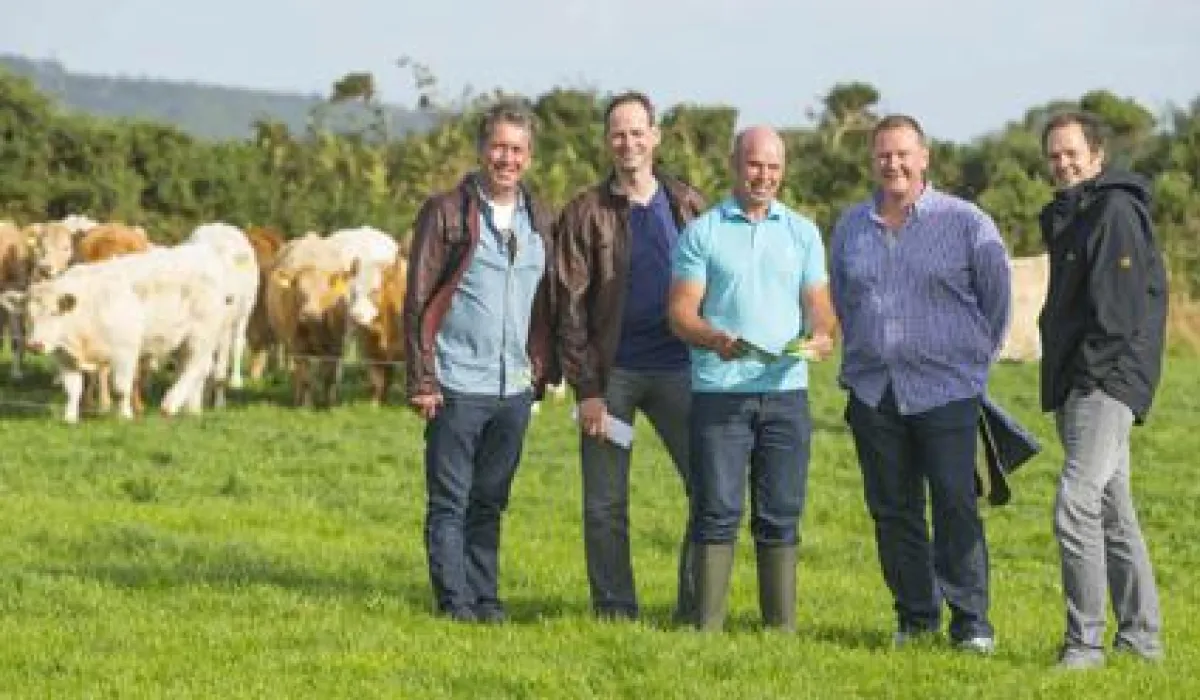 Die deutsche Starköche besuchen Rinderfarmer David Kinsella in Irland.