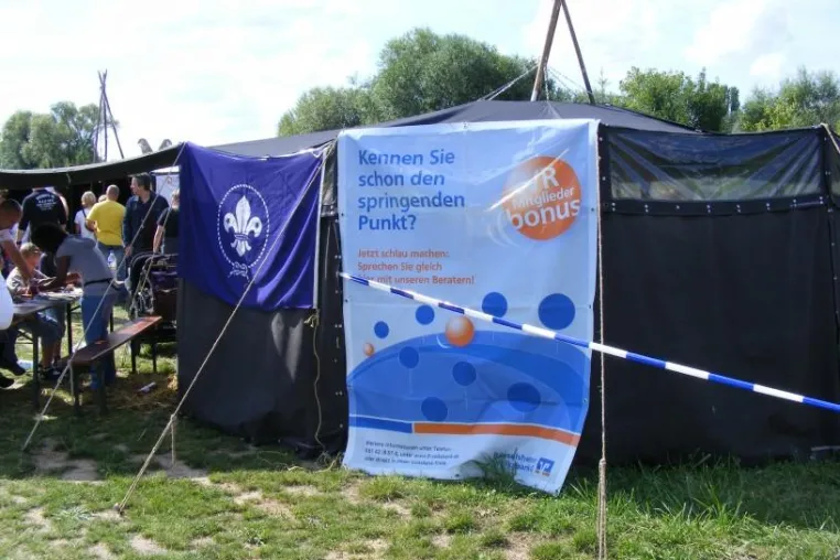 Rüsselsheimer Volksbank unterstützt die Kinder-Mainlandgames Bild: Rüsselsheimer Volksbank unterstützt die Kinder-Mainlandgames