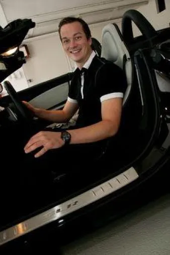 Steffen Korbach und der Pagani-Unfall Bild: Steffen Korbach und der Pagani-Unfall