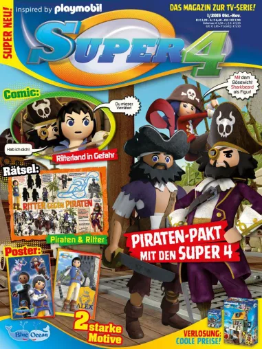 Bild: 5 Inseln, 4 Helden, 1 Mission: Die 'Super 4' erhalten eine Zeitschrift