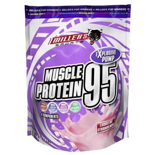 Bild: „Muscle Protein“ von Miller`s Sports® startet stark mit einzigartiger Protein-Komponenten-Kombination