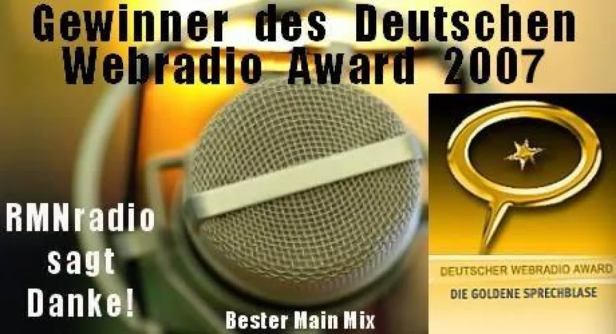 RMNradio - Zum zweiten mal in Folge Gewinner der Goldenen Sprechblase