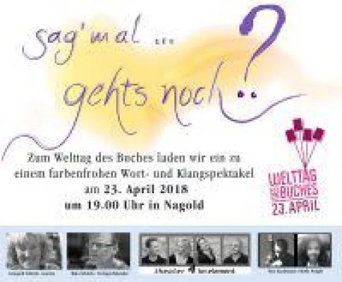 Bild: Zum Welttag des Buches lädt der Nagolder Verlag Schörle zur inspirierenden Bild-, Wort- und Klang-Collage