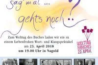 Bild: Zum Welttag des Buches lädt der Nagolder Verlag Schörle zur inspirierenden Bild-, Wort- und Klang-Collage