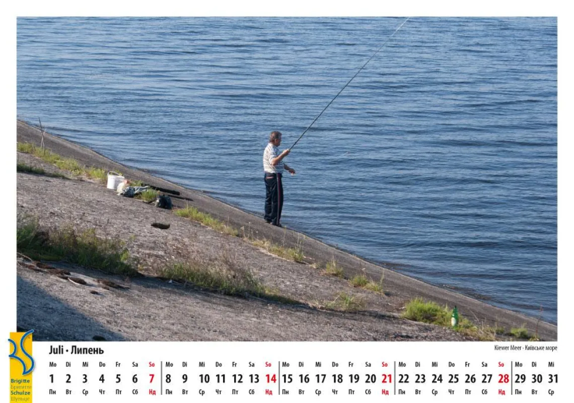 Kalenderblatt Ukraine, Juli 2013