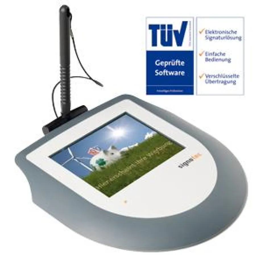 signotec Signaturlösungen mit TÜV-Zertifikat